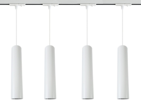 4x Lampa szynowa wiszaca 30cm GU10 Biala 1F.jpg