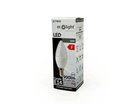 Żarówka LED CANDLE E14 10W 4000K - karton.jpg