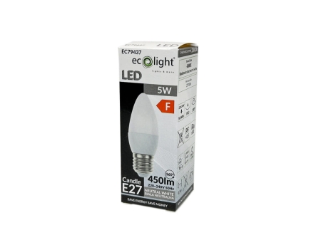 Żarówka LED CANDLE E27 5W 4000K - karton.jpg