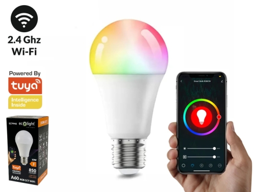 Przejdź do produktu Żarówka LED CLASSIC E27 10W RGB CCT Wifi tuya