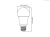 Żarówka LED CLASSIC E27 8W RGBW - wymiary.jpg