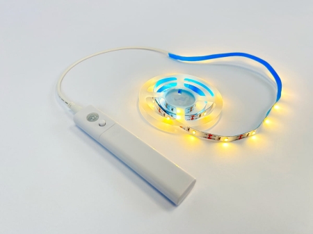 Taśma LED 1m 3000K z czujnikiem na baterie - ON2.jpg