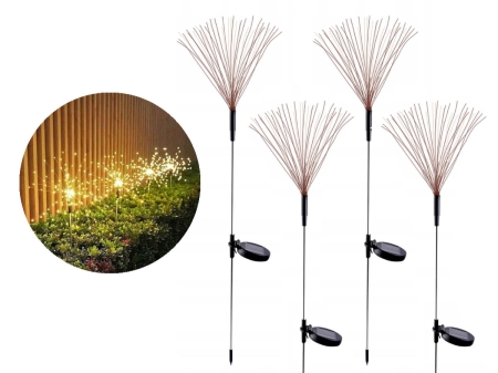 4x Lampa solarna LED ogrodowa wbijana dmuchawiec 84cm.jpg