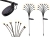 2x Lampa solarna LED ogrodowa wbijana x10 LED 73cm.jpg