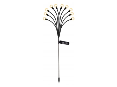 Lampa solarna LED ogrodowa wbijana x10 LED 73cm - solo.JPG