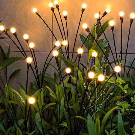 Lampa solarna LED ogrodowa wbijana x10 LED 73cm - wizualizacja.JPG