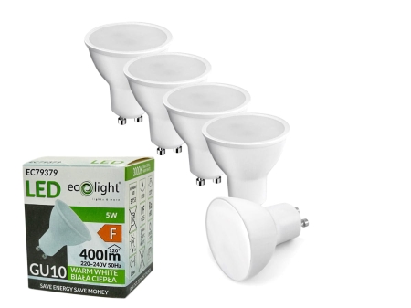 5x Zarowka LED GU10 5W 3000K.jpg