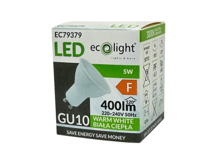 Zarowka LED GU10 5W 3000K - karton.jpg