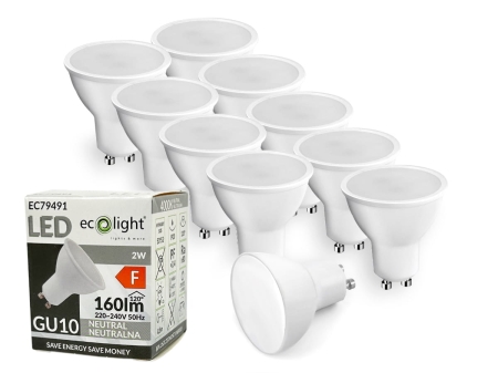 10x Zarowka LED GU10 2W 4000K.jpg