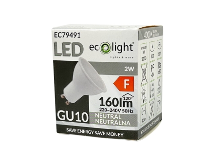 Zarowka LED GU10 2W 4000K - karton.jpg