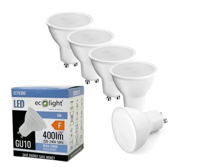 5x Zarowka LED GU10 5W 6500K.jpg