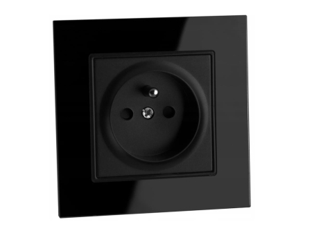 Gniazdo pojedyncze Fi60 Czarne + ramka.jpg