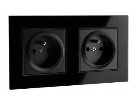2x Gniazdo pojedyncze Fi60 Czarne + ramka.jpg