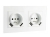 2x Gniazdo pojedyncze Fi60 2x USB Biale + ramka.jpg