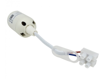 Gniazdo plastikowe oprawka E27 z zawieszką Białe_2.jpg