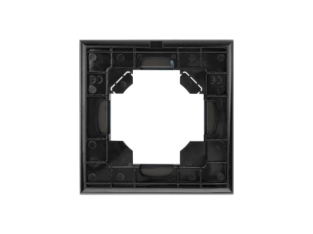 Ramka Szklana Pojedyncza do Gniazda Fi60 Czarna -- 02.jpg