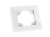 Ramka Szklana Pojedyncza do Gniazda Fi60 Biała -- 01.jpg