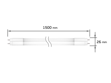 Świetlówka LED T8 150cm  1s NANO -- wymiary.jpg