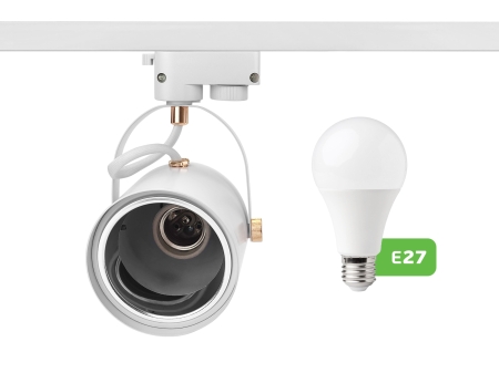 Lampa szynowa na żarówkę E27 1F biała -- 04.jpg