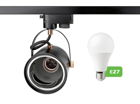 Lampa szynowa na żarówkę E27 1F czarna -- 04.jpg