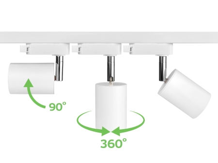 Lampa szynowa na żarówkę GU10 1F BIAŁA -- 04.jpg