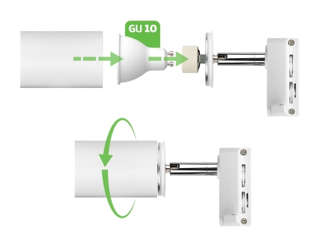Lampa szynowa na żarówkę GU10 1F BIAŁA -- 08.jpg
