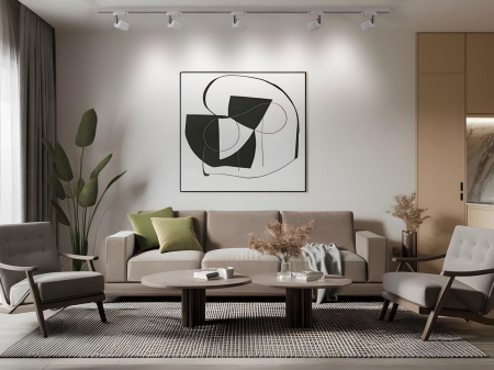 Lampa szynowa na żarówkę GU10 1F BIAŁA -- wiz02.jpg