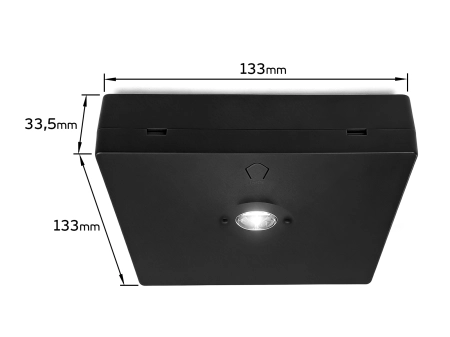 Lampa awaryjna STARLET QUAD LED SC 150 A 1H MT IP20 czarna -- 05.jpg