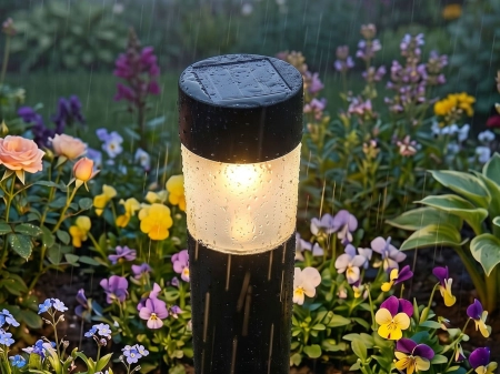 Słupek ogrodowy Solar LED AURORA ROUND 4000K IP44 -- wiz06.jpg