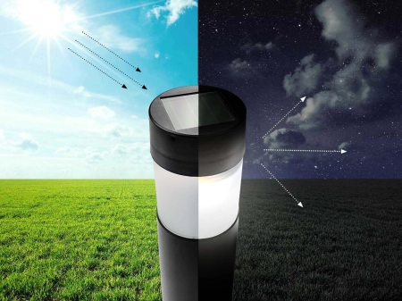 Słupek ogrodowy Solar LED AURORA ROUND 4000K IP44 -- wiz04.jpg