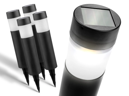 Słupek ogrodowy Solar LED AURORA ROUND 4000K IP44 -- zest4.jpg