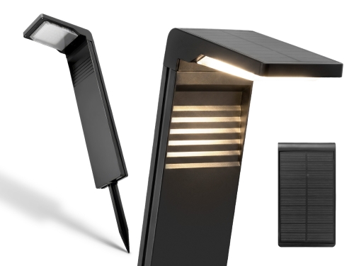 Przejdź do produktu Słupek ogrodowy solarny LED SSO-2 4000K