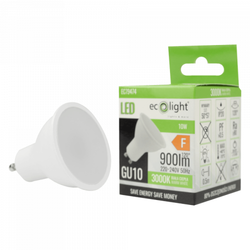 Przejdź do produktu Żarówka LED GU10 10W 3000K