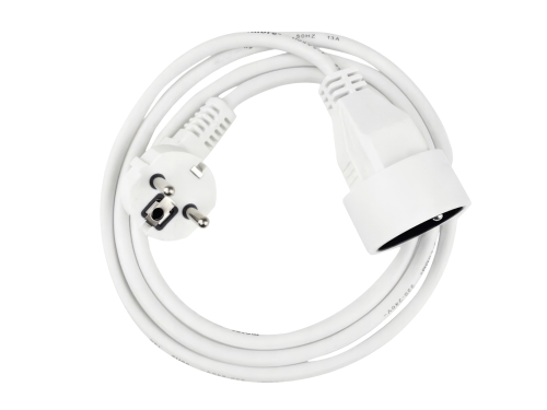Przejdź do produktu Przedłużacz 1 gniazdo 3m z/u 3x1.5mm2 Biały