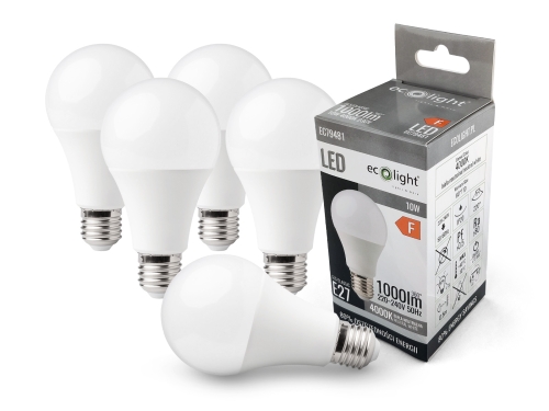 Przejdź do produktu 5x Żarówka LED CLASSIC E27 10W 4000K