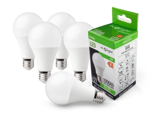 Przejdź do produktu 5x Żarówka LED CLASSIC E27 10W 3000K
