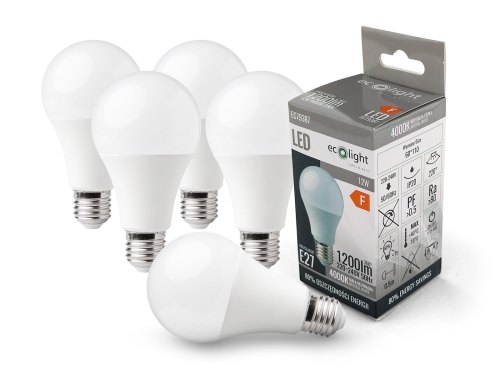 Przejdź do produktu 5x Żarówka LED CLASSIC E27 12W 4000K