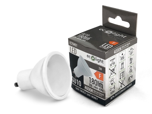 Przejdź do produktu Żarówka LED GU10 2W 4000K
