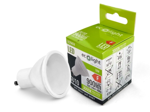 Przejdź do produktu Żarówka LED GU10 10W 3000K