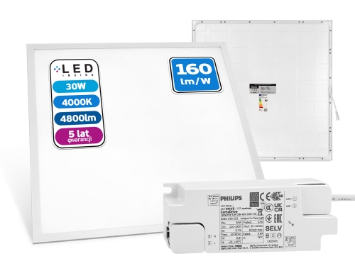 Przejdź do produktu Panel podtynkowy LED 60x60 Almach 160 30W 4000K