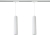 2x Lampa szynowa wiszaca 30cm GU10 Biala 1F.jpg