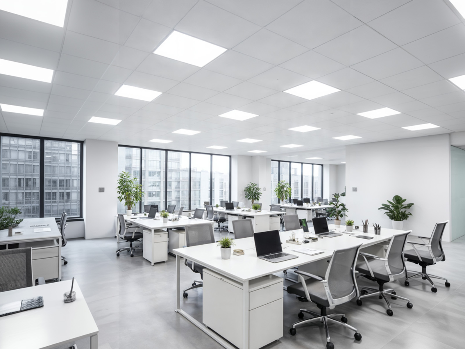 Wizualizacja Panel podtynkowy LED 60x60 Almach CCT 28/32/36/40W 3000/4000/5000K