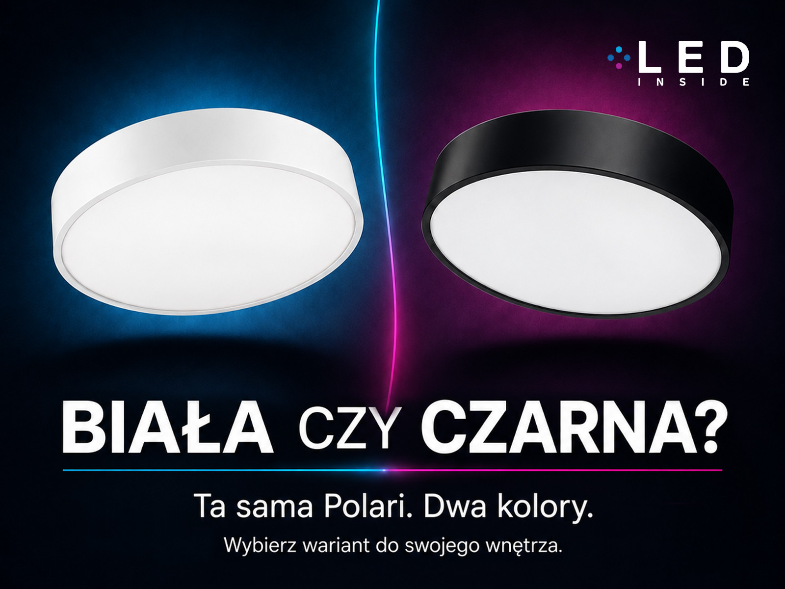 Polari kolekcja - biala czy czarna